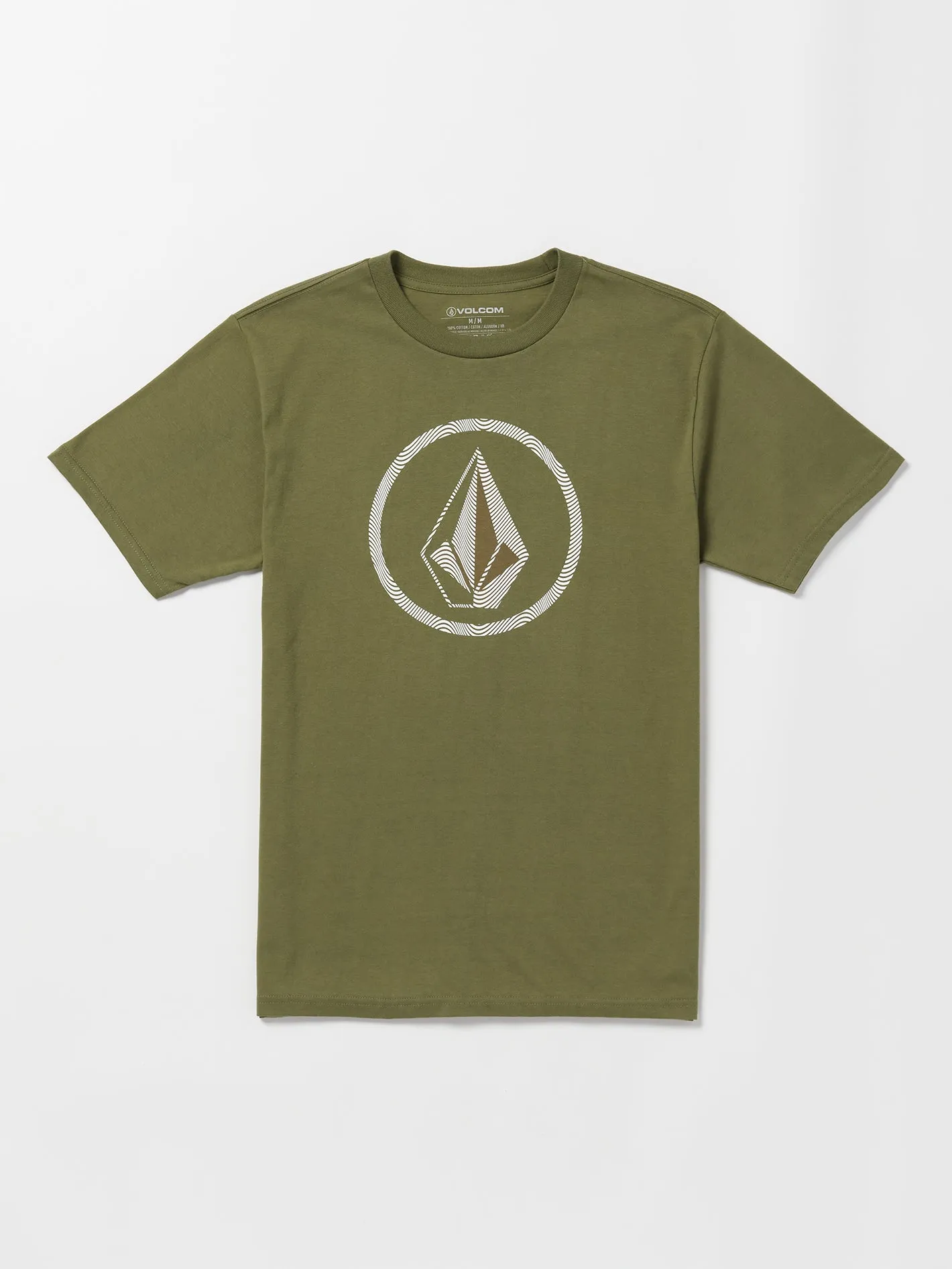 Circle Stone Short Sleeve Tee - Military sold by Volcom