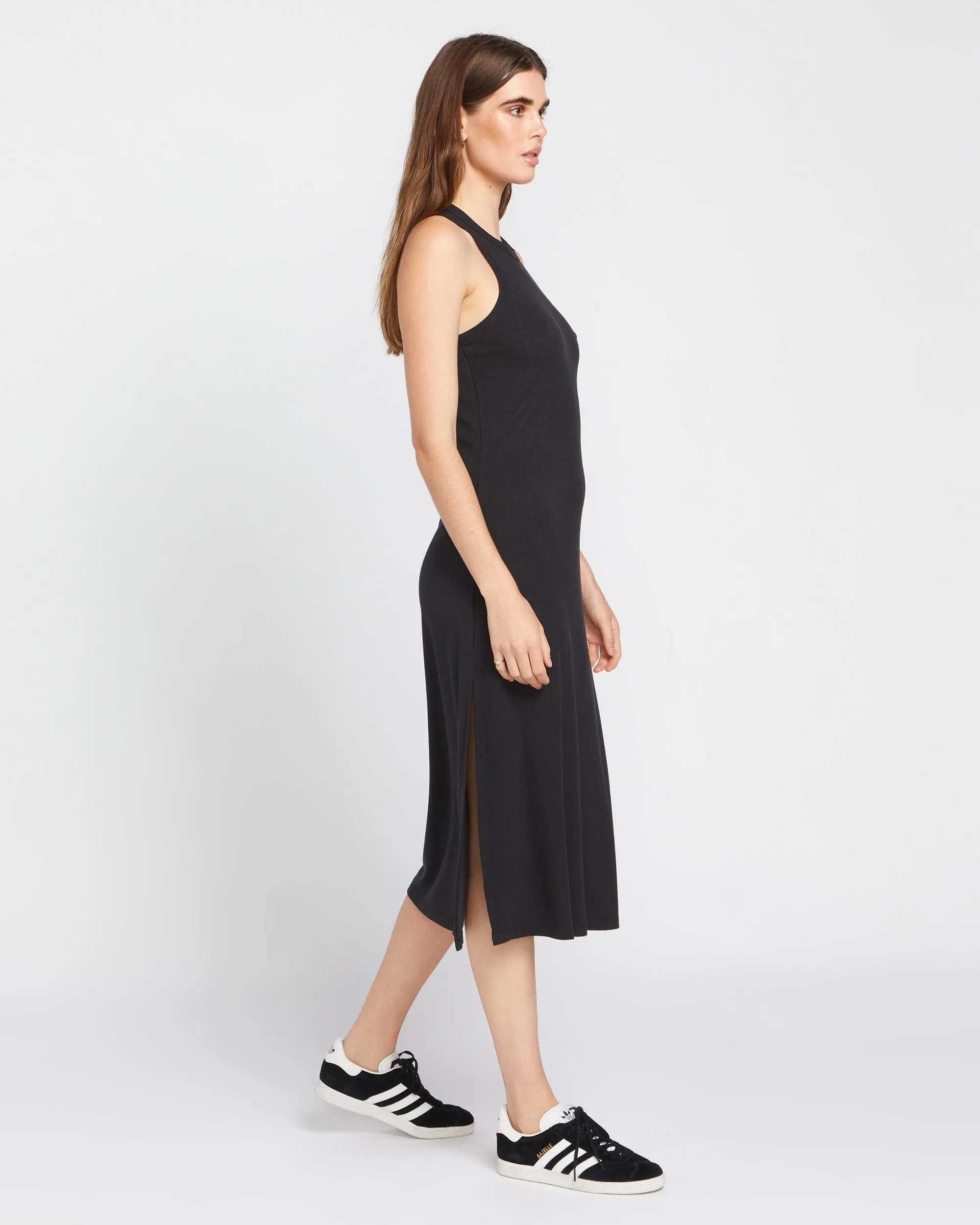Stonelight Rib Dress - Black sold by Volcom product image thumbnail 3