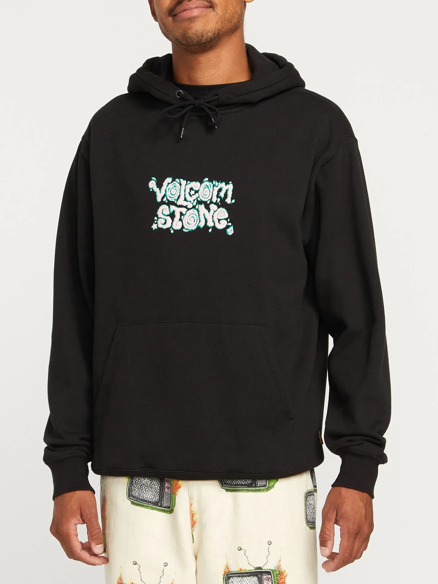 Featured Artist Justin Hager Pullover Hoodie - Black sold by Volcom product image thumbnail 4