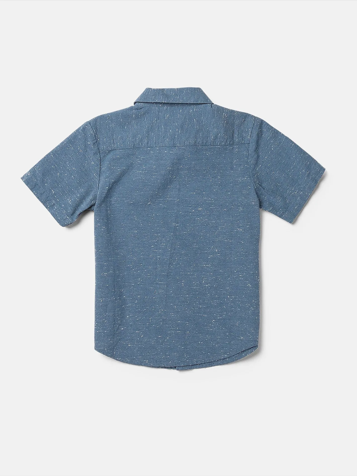 Little Boys Play Date Knight Short Sleeve Shirt - Stone Blue sold by Volcom product image thumbnail 2