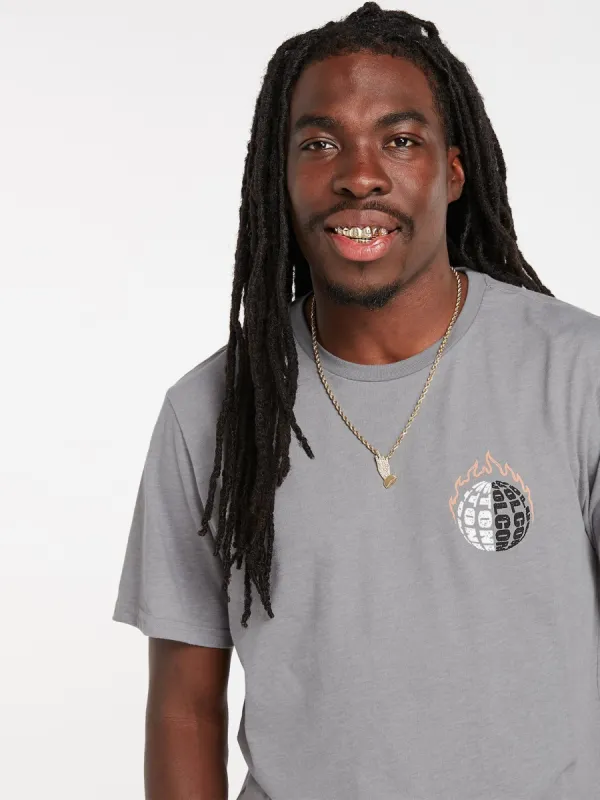 Axialation Tech Short Sleeve Tee - Heather Grey sold by Volcom