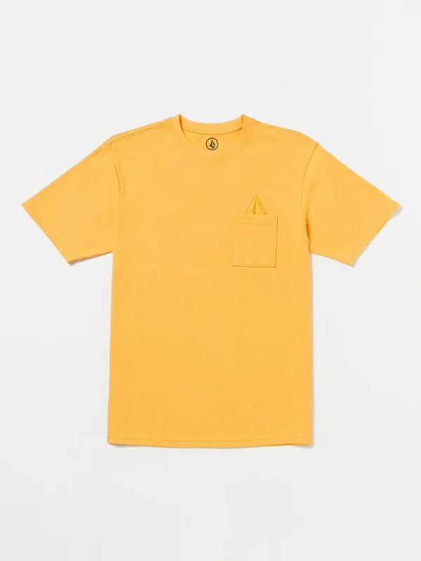 Lolani Crew Short Sleeve T-Shirt - Marigold made by Volcom