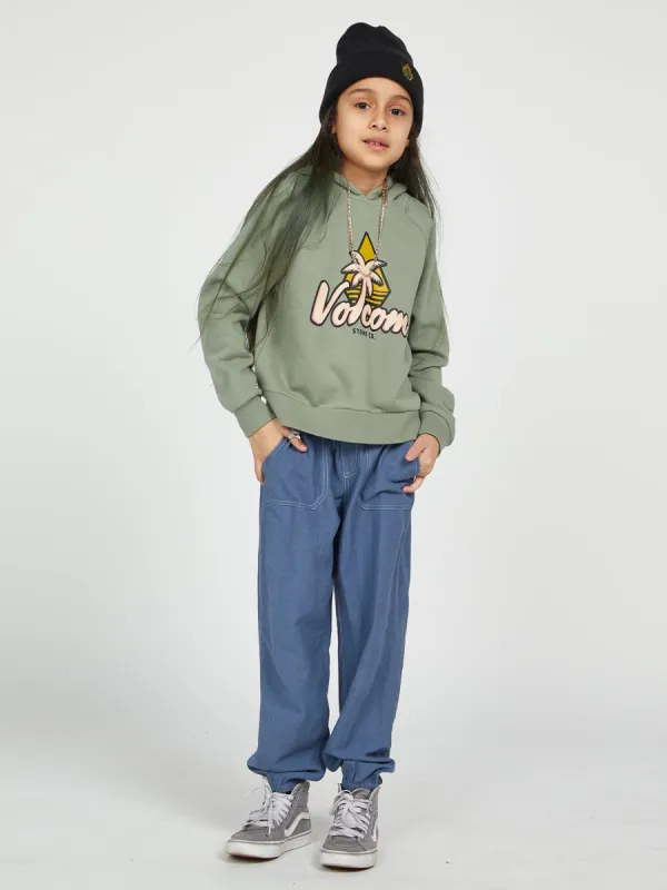 Girls Truly Stokin Hoodie - Light Army sold by Volcom