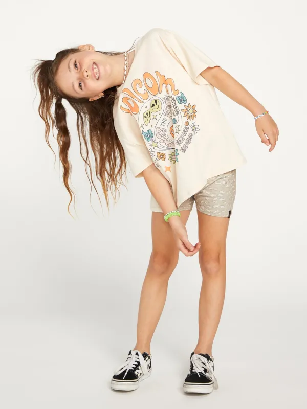 Girls Truly Stoked Boyfriend Tee - Sand sold by Volcom
