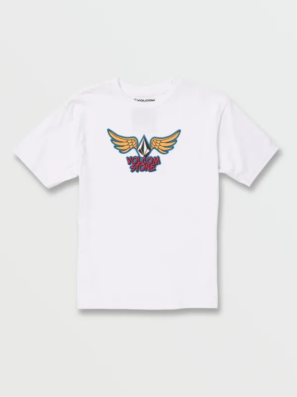 Big Boys Wingz Short Sleeve Tee - White sold by Volcom