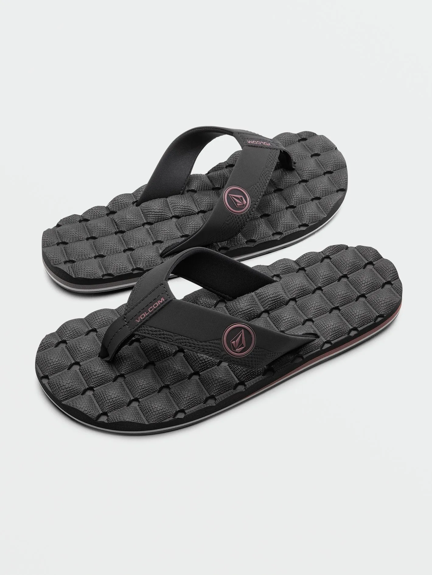 Recliner Sandals - Navy Combo sold by Volcom