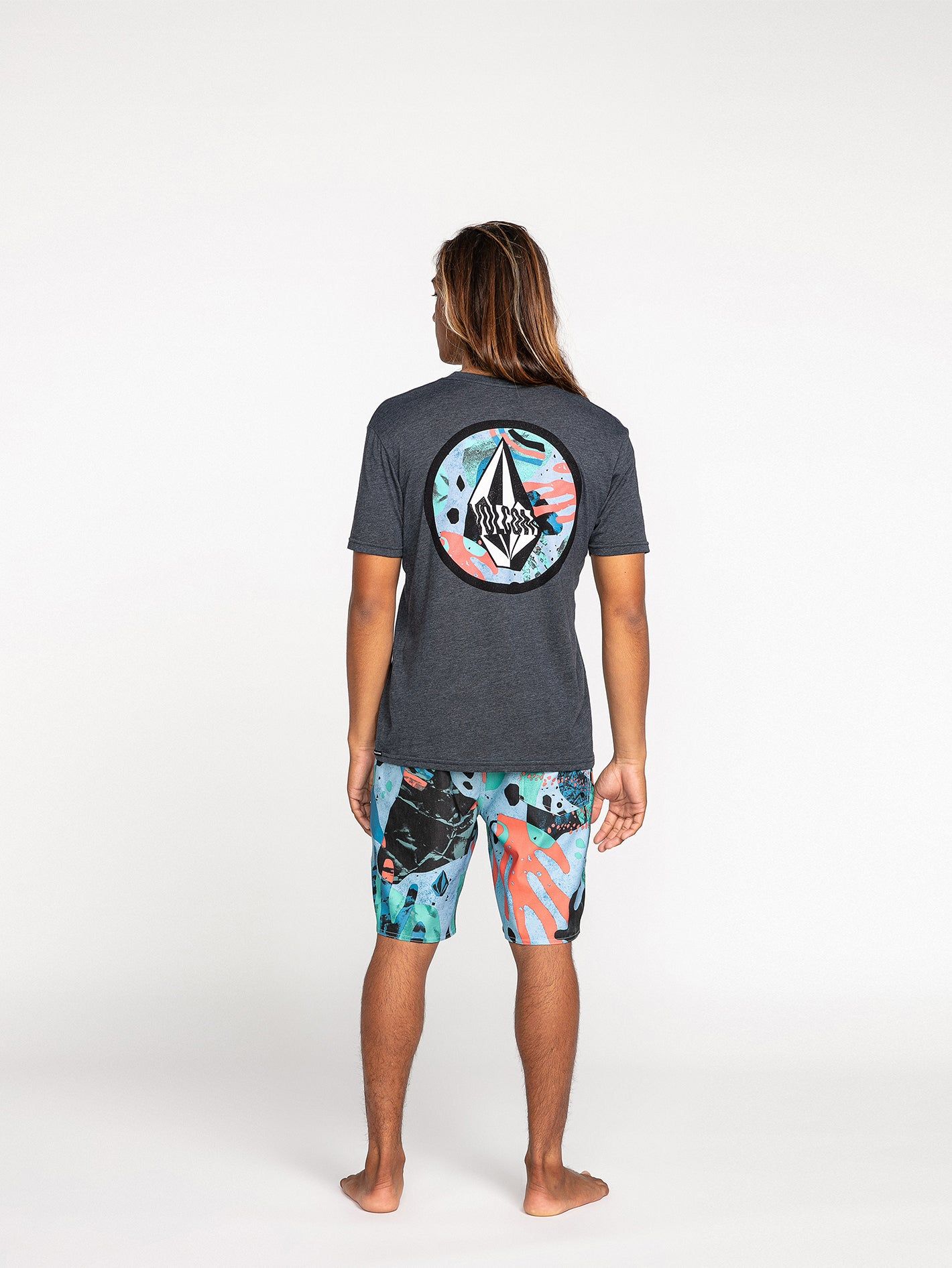 Stoney Fill Short Sleeve Tee - Navy Heather sold by Volcom product image thumbnail 2