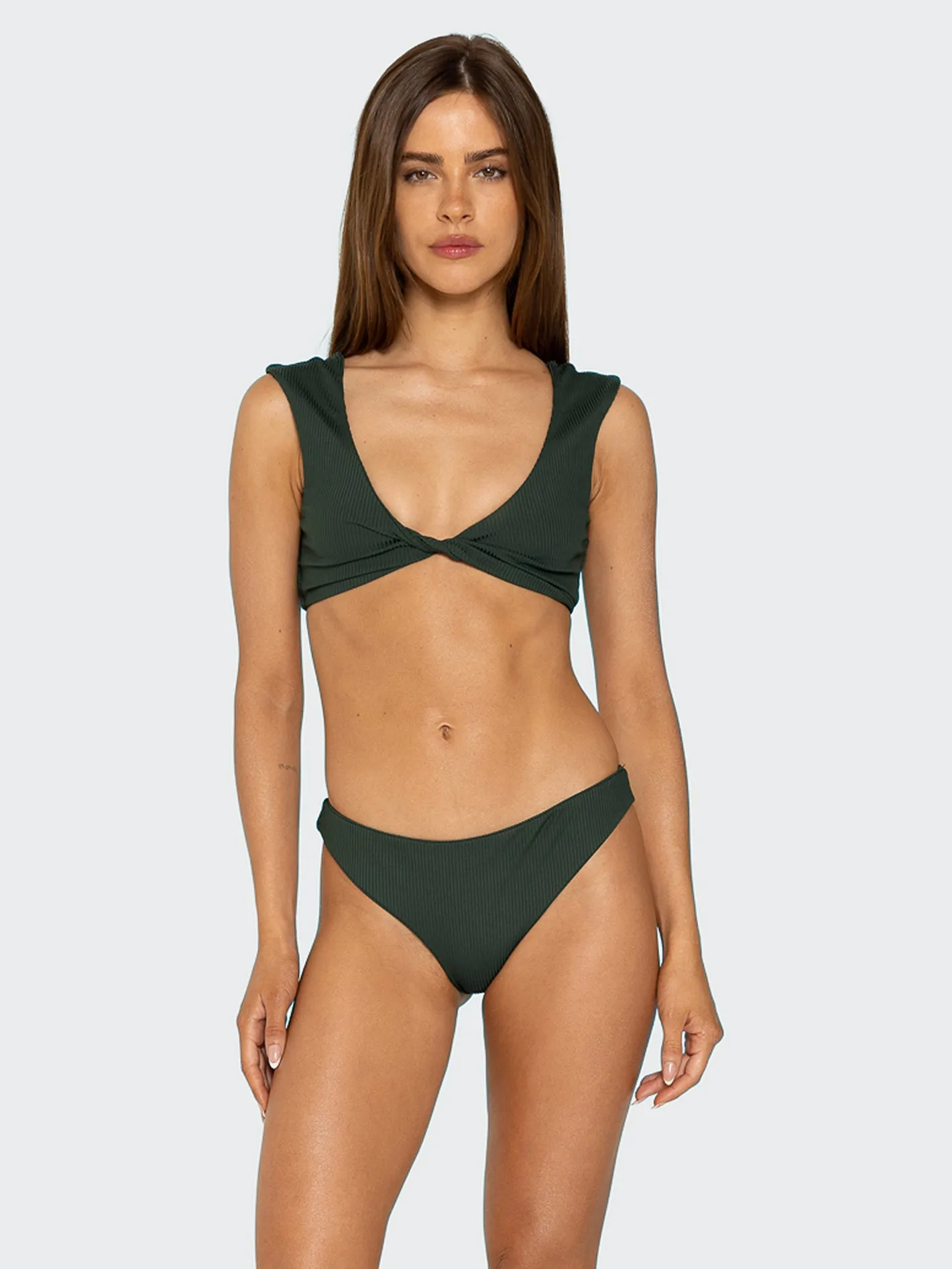 SET x Volcom: Sandy Twist Bikini Top - Deep Sea sold by Volcom product image thumbnail 3