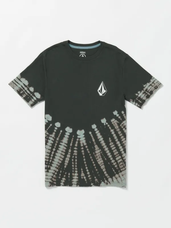 Big Boys Iconic Stone Dye Short Sleeve Tee - Stealth sold by Volcom