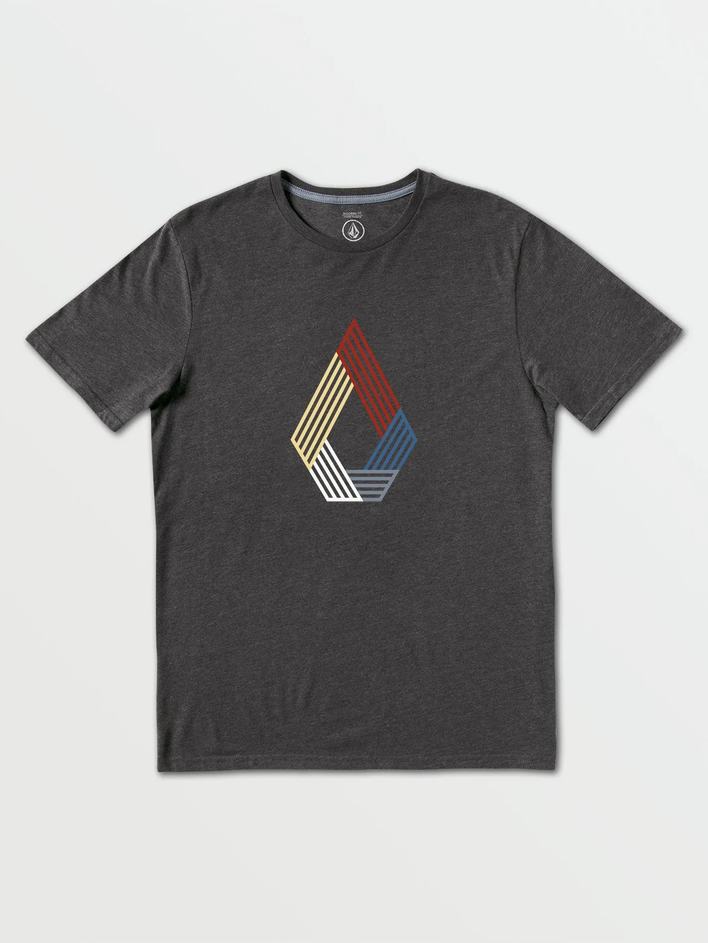 Volcom Says Short Sleeve Tee - Heather Black sold by Volcom