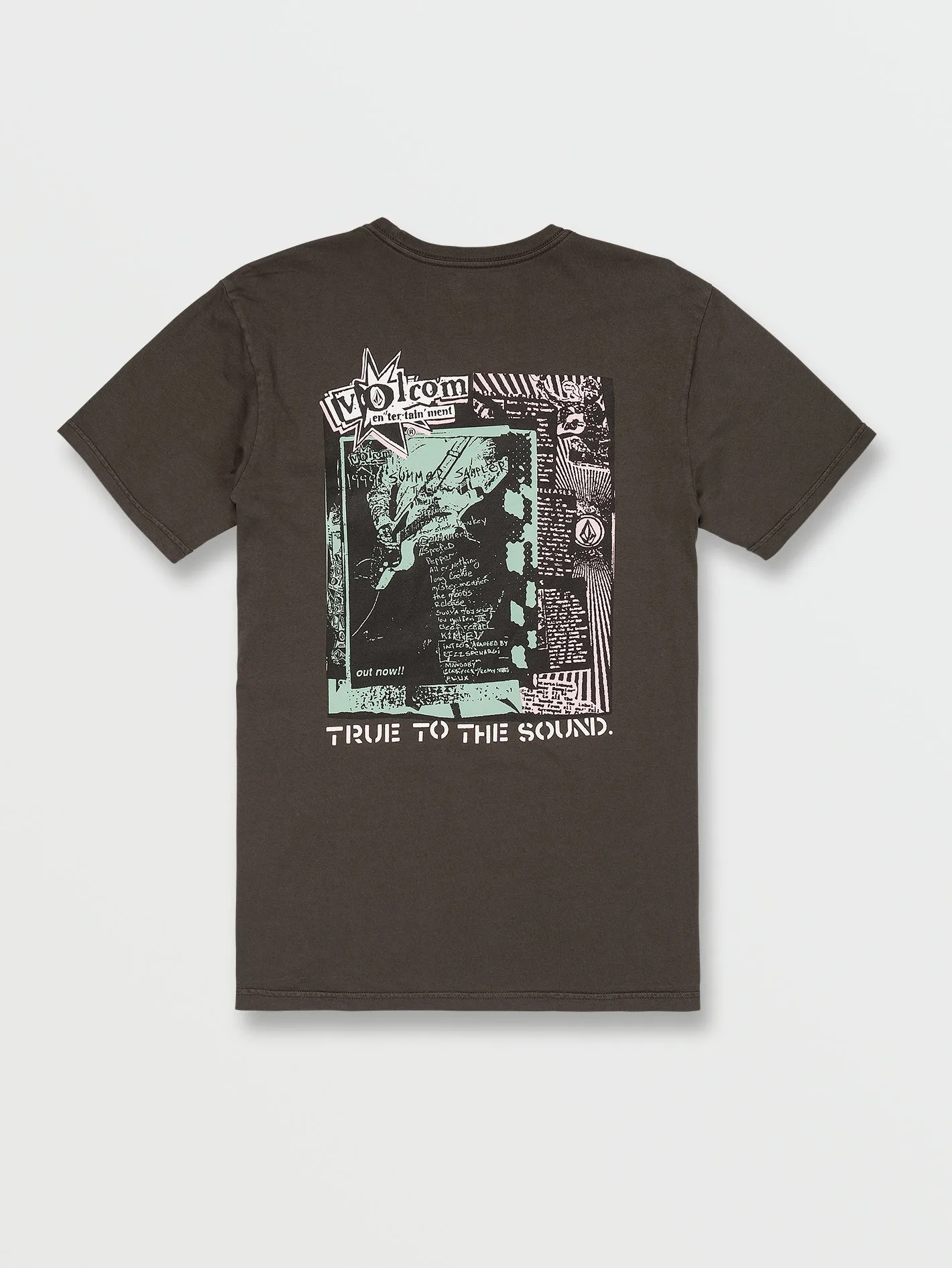 Volcom Entertainment Long Playing Short Sleeve Tee - Rinsed Black sold by Volcom product image thumbnail 2