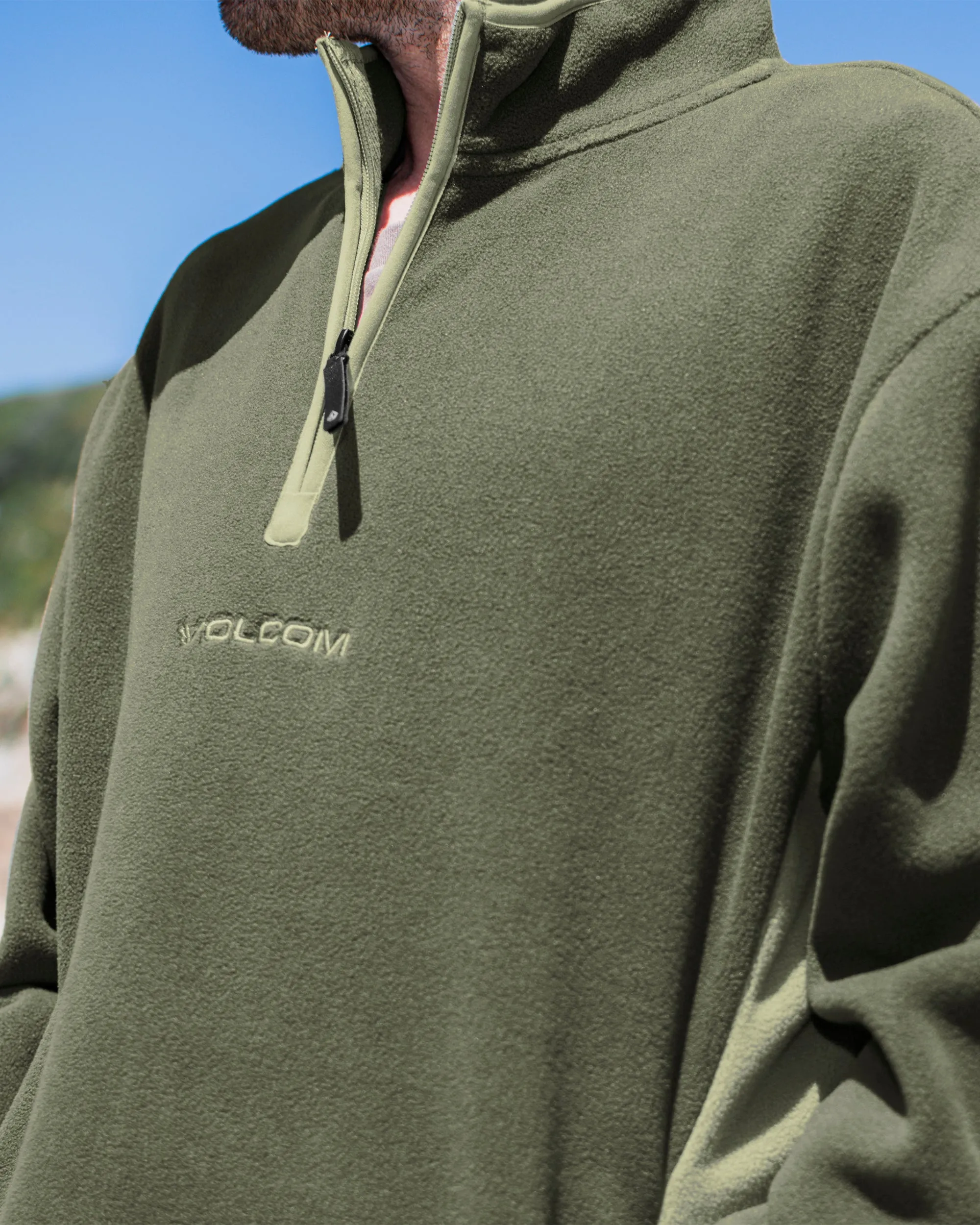 Error 92 Mock Neck Sweatshirt - Winter Moss sold by Volcom product image thumbnail 2