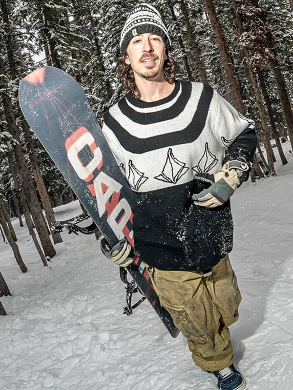 Mens Ravelson Sweater - Black (2022) sold by Volcom