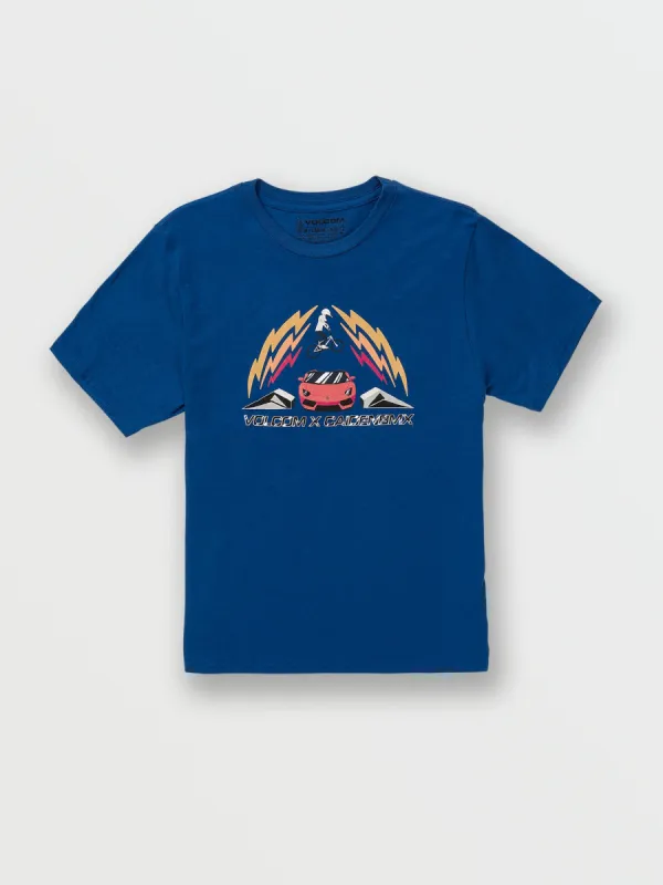Little Boys Sender Short Sleeve Tee - Royal sold by Volcom