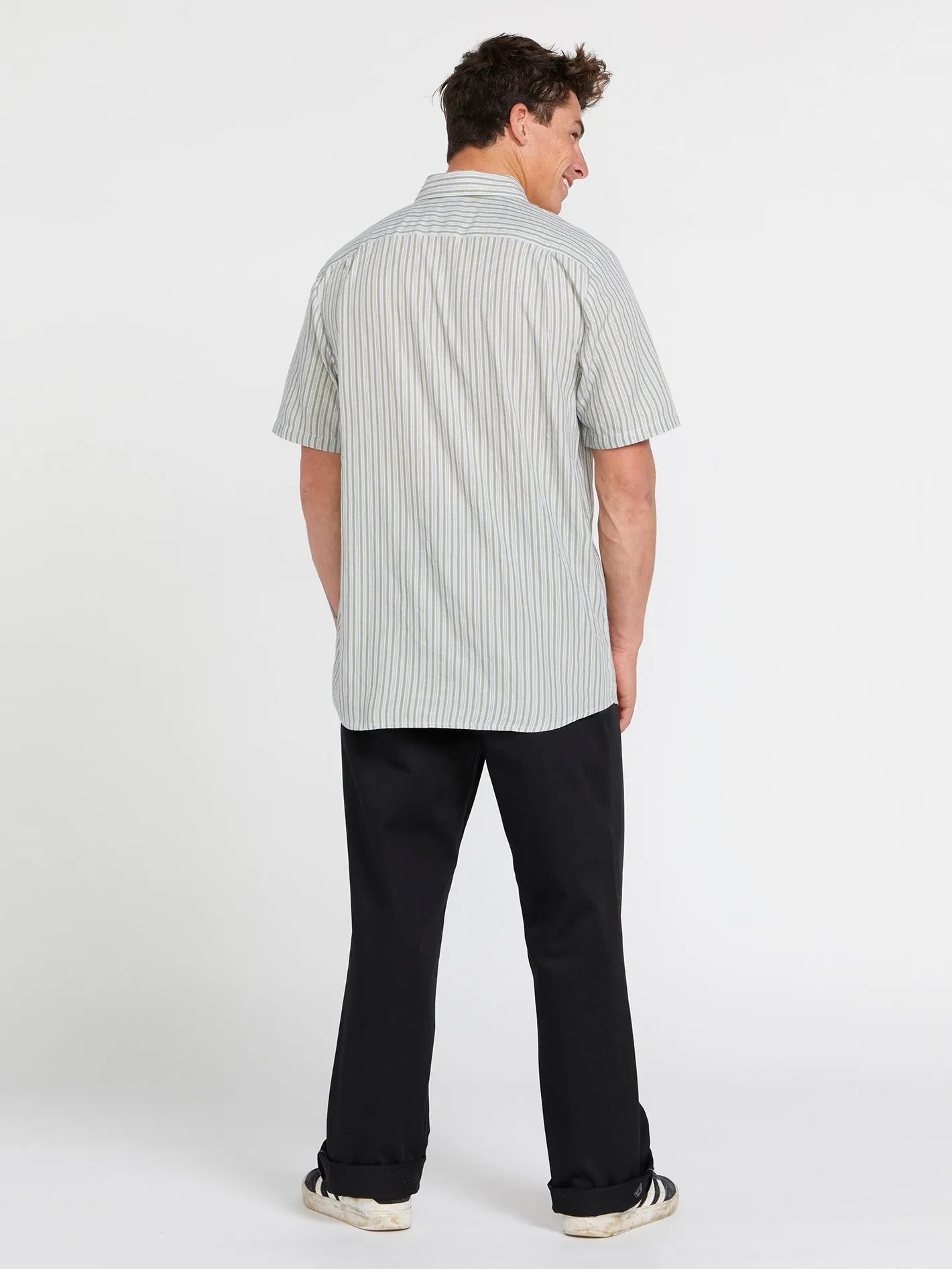 Barstone Woven Short Sleeve Shirt - Tower Grey sold by Volcom product image thumbnail 3