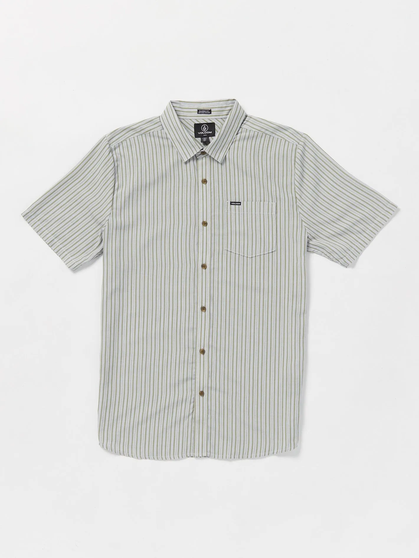 Barstone Woven Short Sleeve Shirt - Tower Grey sold by Volcom product image thumbnail 4