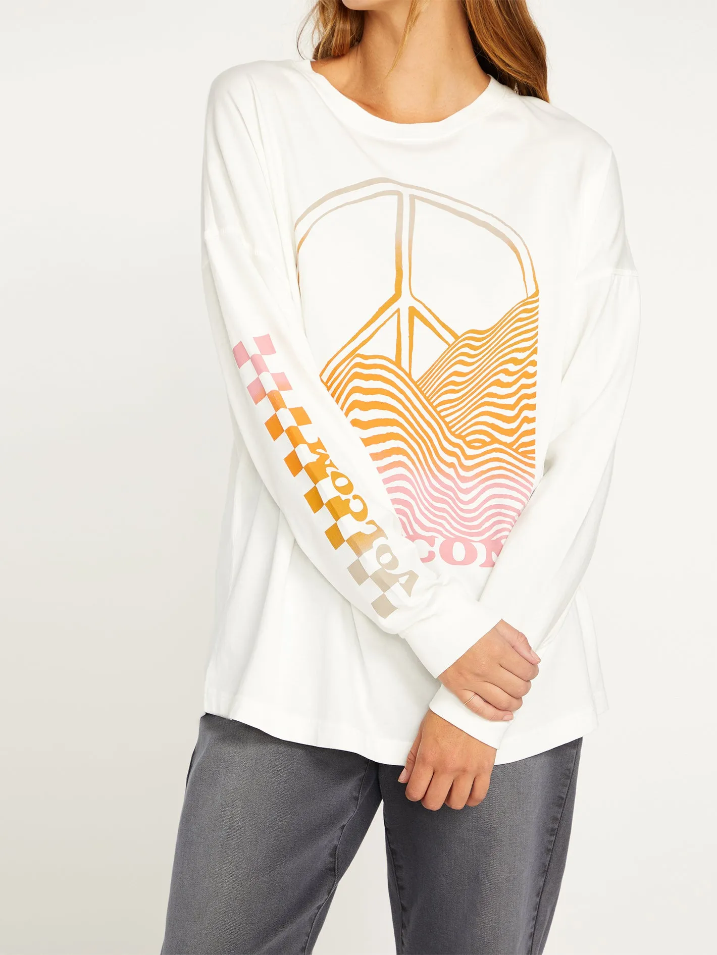Werking Doubles Long Sleeve Shirt - Star White sold by Volcom product image thumbnail 3