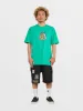 Tokyo True Featured Artist Yusuke Piper Short Sleeve Tee - Emerald Green sold by Volcom