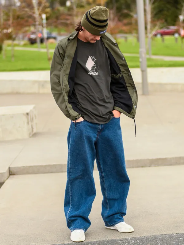 Stairway Short Sleeve Tee - Stealth sold by Volcom