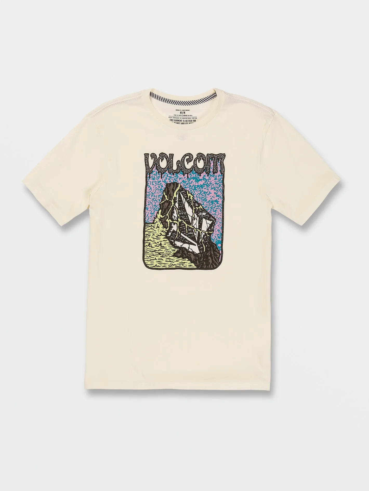 Farm to Yarn Submerged Short Sleeve Tee - Off White sold by Volcom product image thumbnail 3