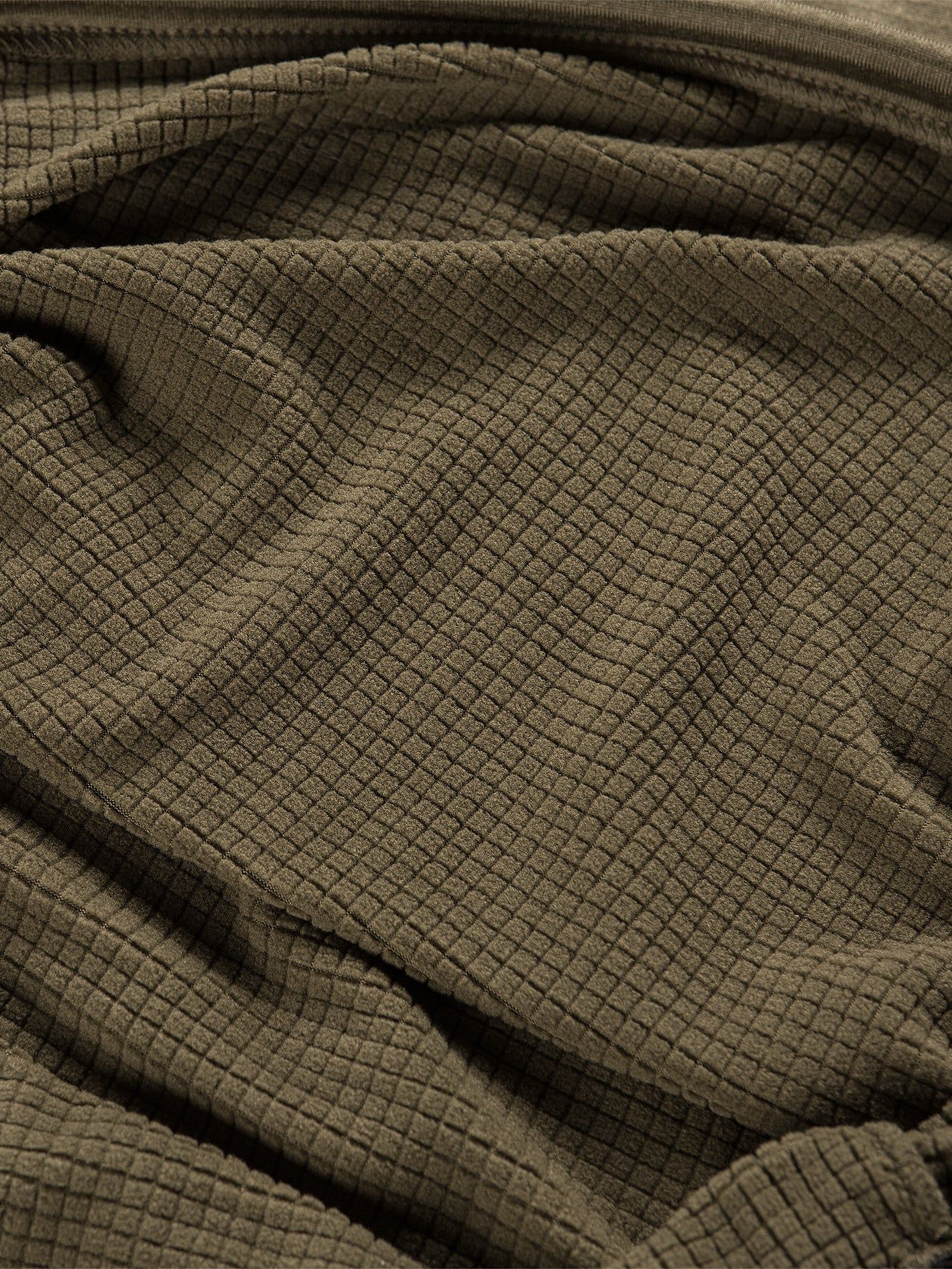 Mens Waffle Backed Crew Fleece - Dark Teak (2022) sold by Volcom product image thumbnail 5