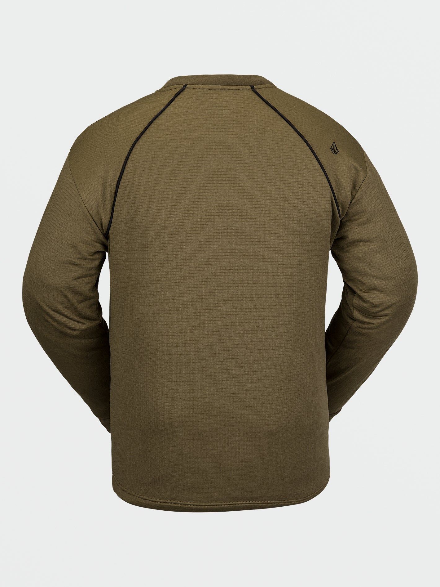 Mens Waffle Backed Crew Fleece - Dark Teak (2022) sold by Volcom product image thumbnail 4