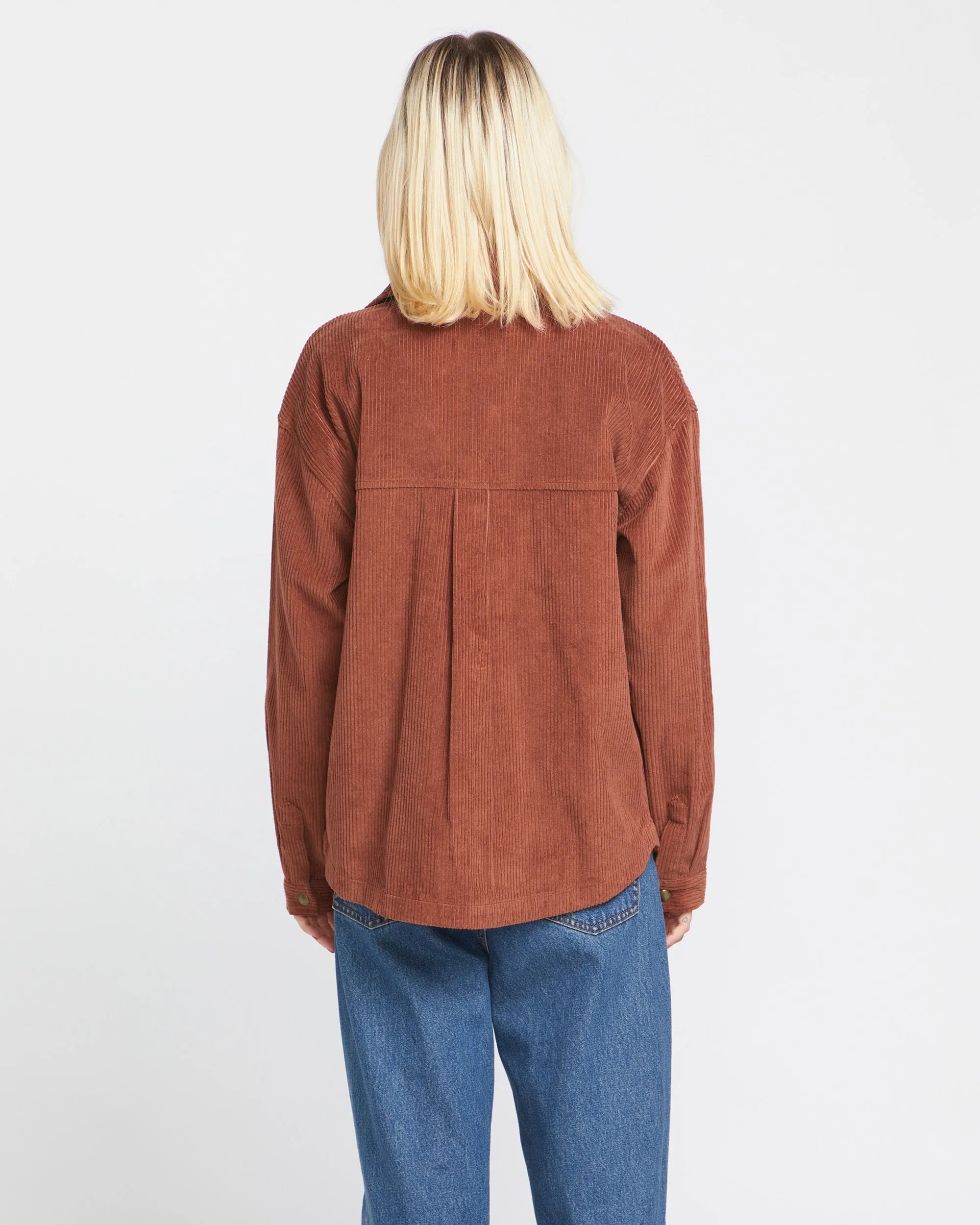 Power Chord Shacket - Chestnut Brown sold by Volcom product image thumbnail 4