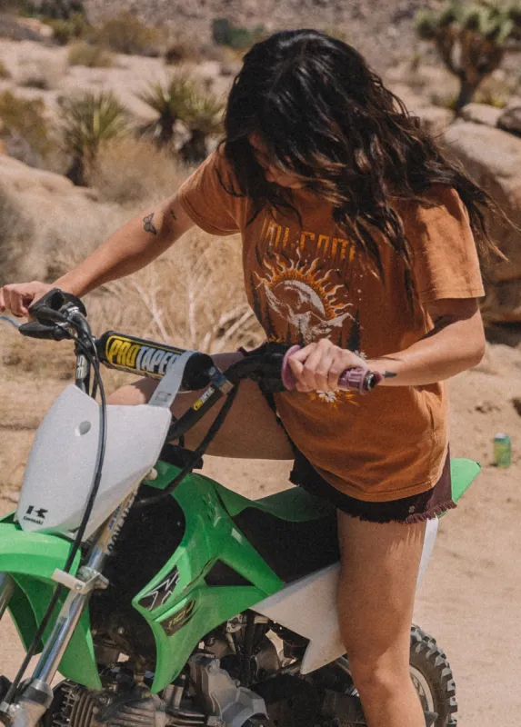 Lock It Up Tee - Bronze sold by Volcom
