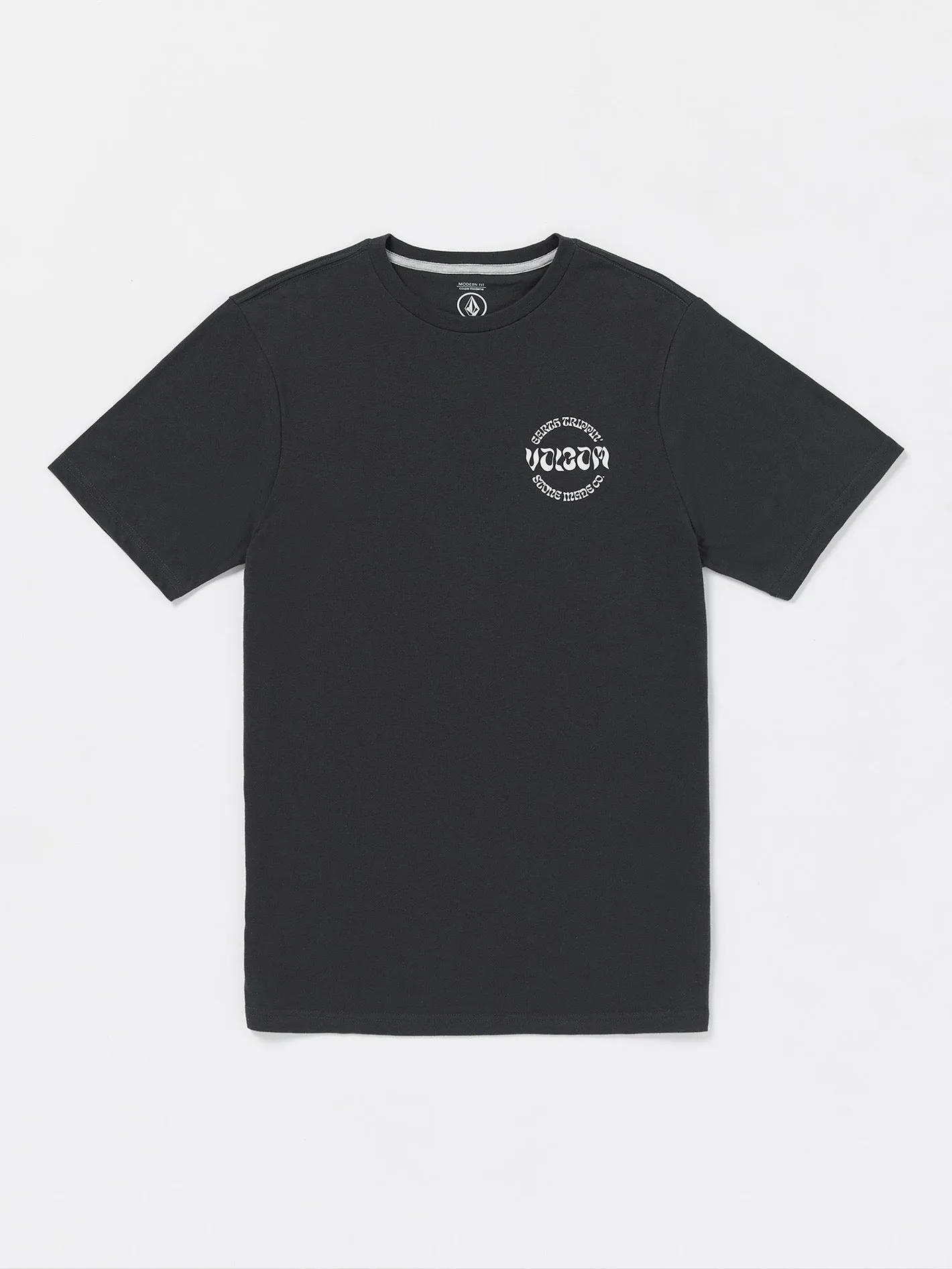 Stoneature Short Sleeve Tee - Washed Black Heather sold by Volcom