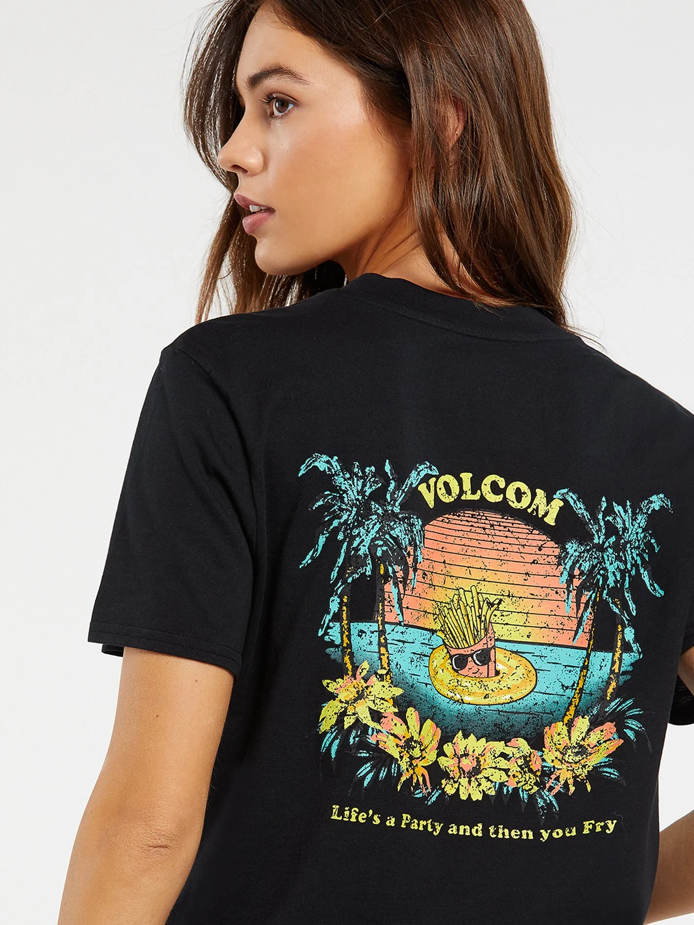 Lock It Up Tee - Black sold by Volcom product image thumbnail 5