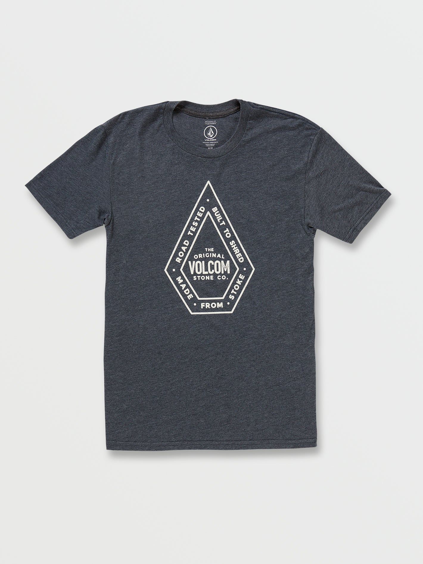 Stone Union Short Sleeve Tee - Navy Heather sold by Volcom