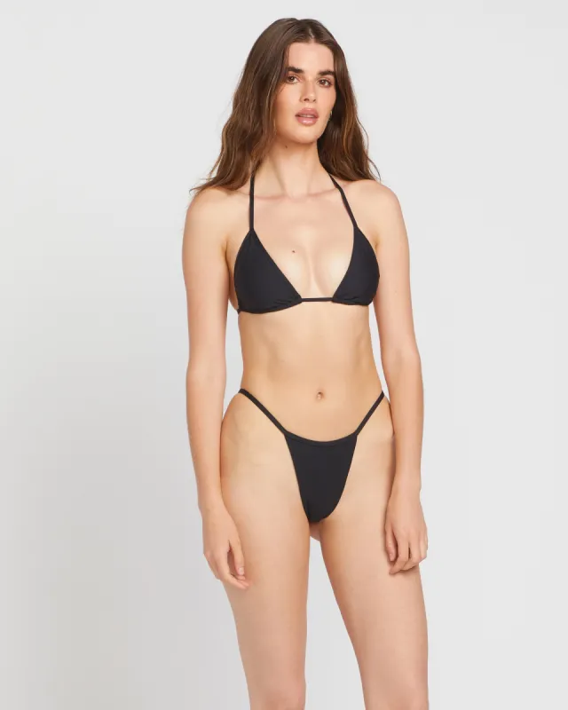 Simply Seamless Tiny Bikini Bottom - Black sold by Volcom