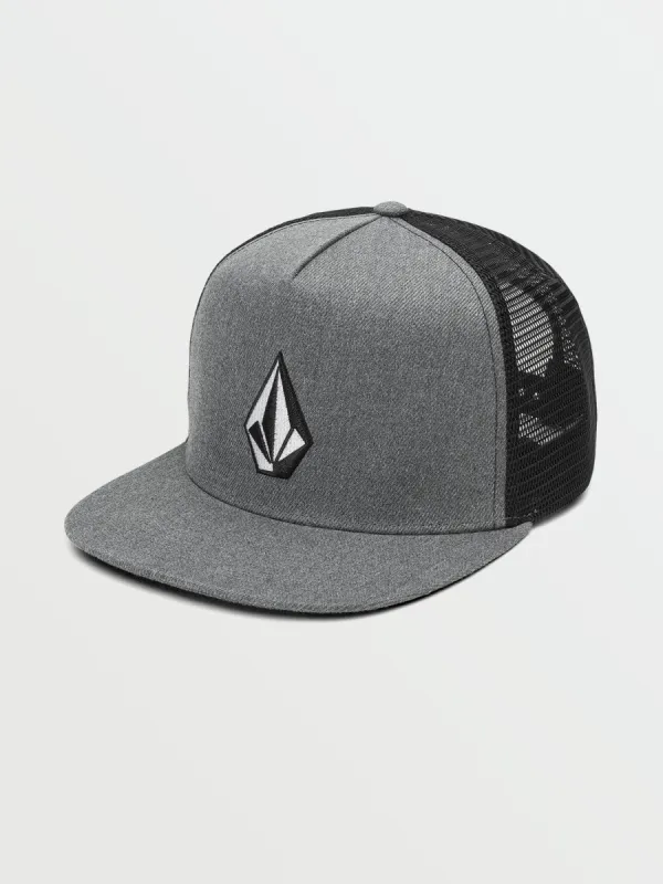 V Full Stone Trucker Hat - Charcoal Heather sold by Volcom