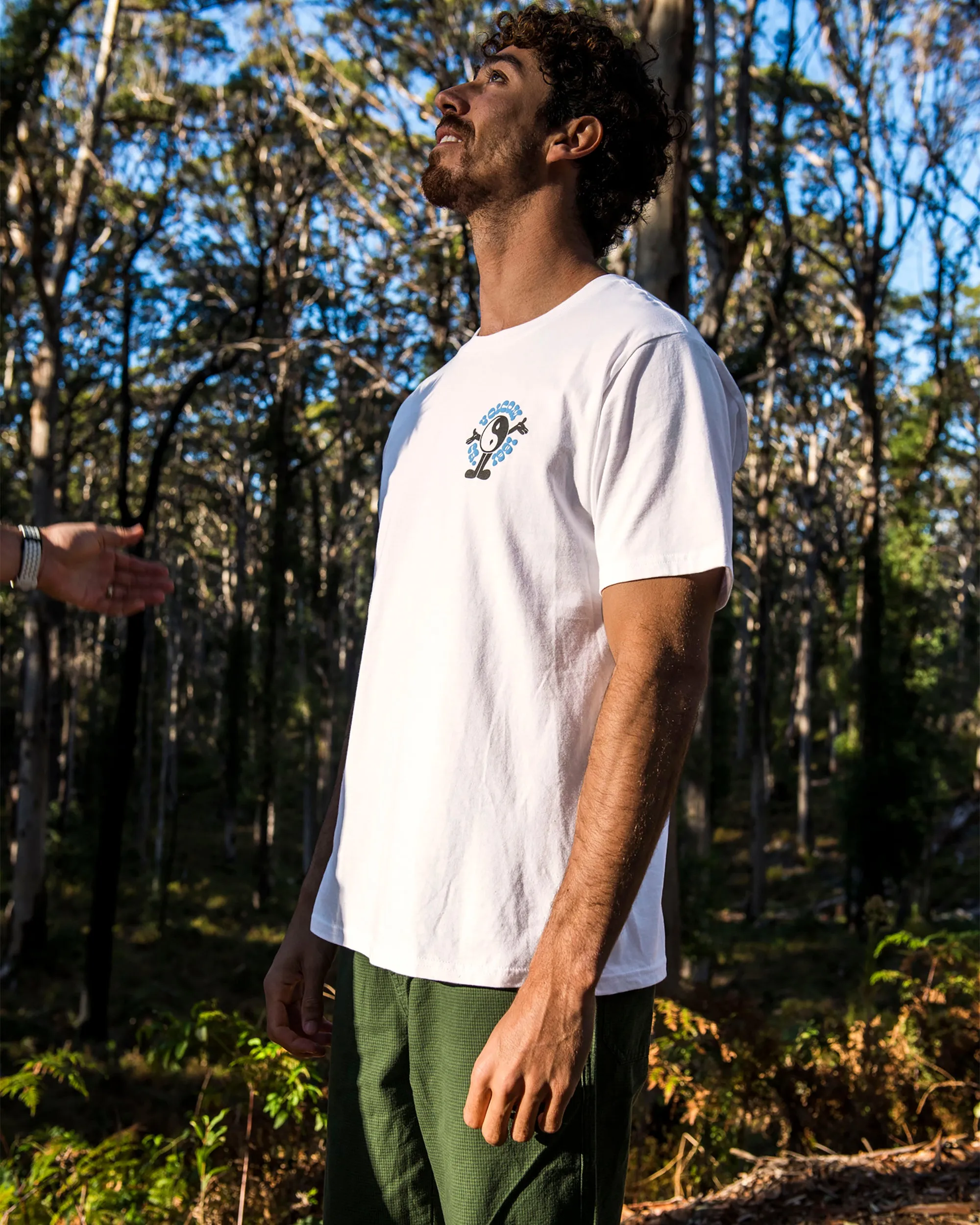 Happy Days Short Sleeve Tee - White sold by Volcom