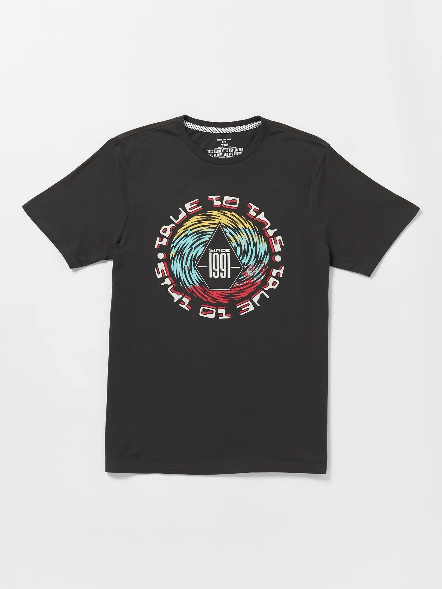 Spinz Short Sleeve Tee - Stealth sold by Volcom
