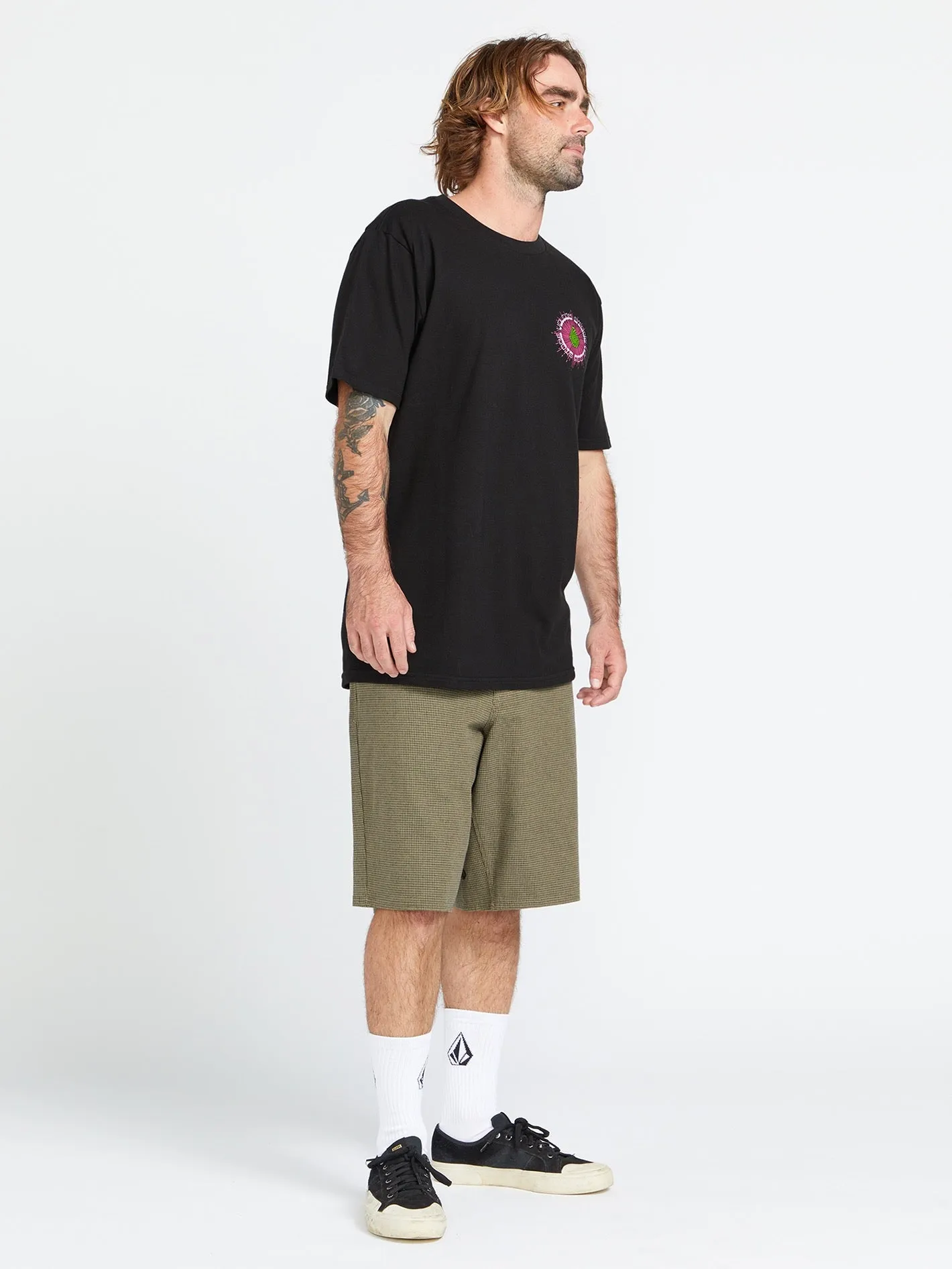 Freestone Shorts - Dark Khaki sold by Volcom