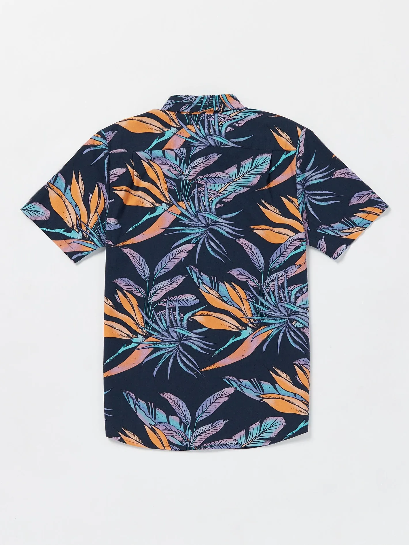 Indospray Floral Woven Short Sleeve Shirt - Navy sold by Volcom product image thumbnail 2