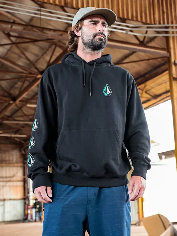 Iconic Stone Hoodie - New Black sold by Volcom