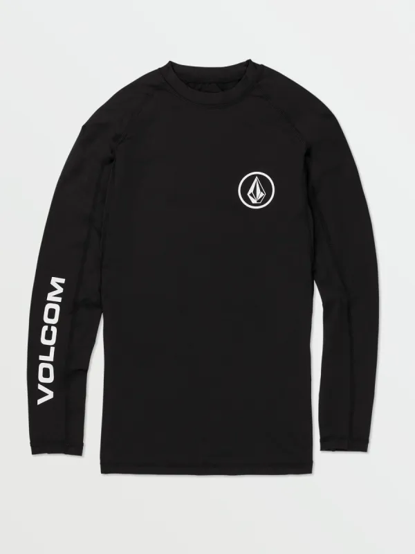 Lido Solid Long Sleeve Shirt - Black sold by Volcom