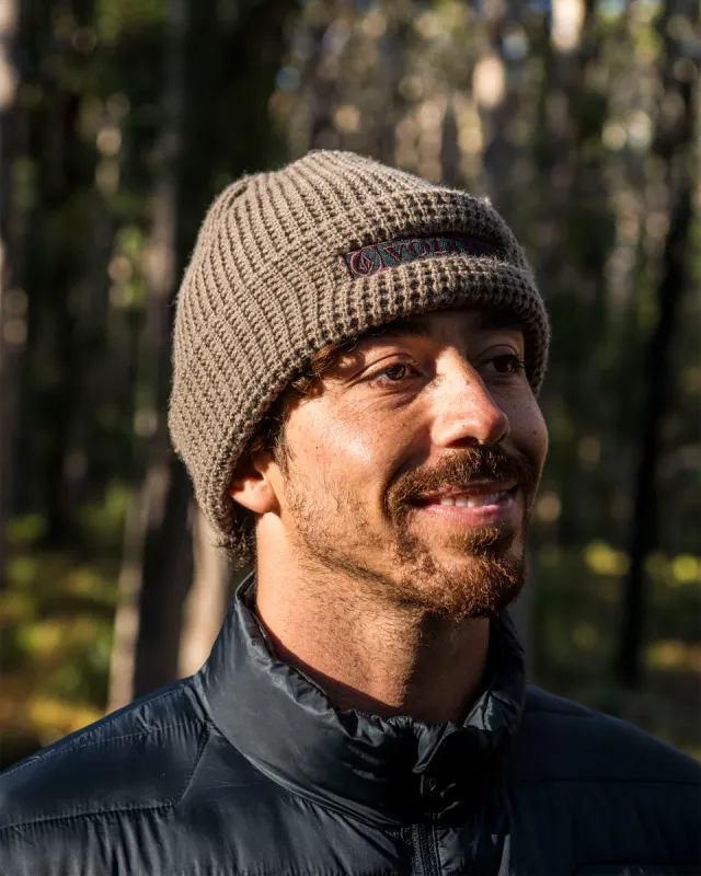 Stone Bar Beanie - Teak sold by Volcom