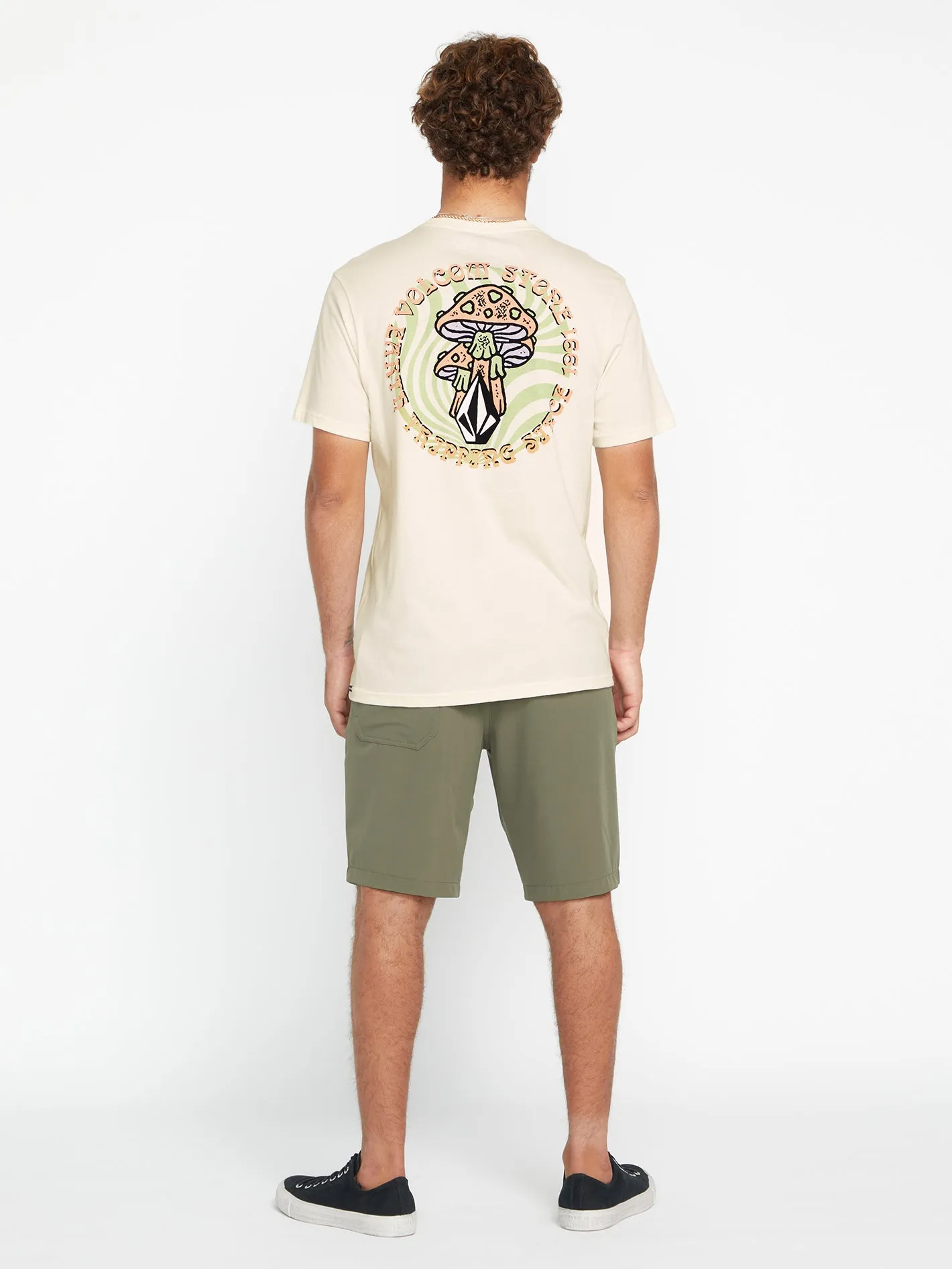 Farm to Yarn Psychike Short Sleeve Tee- Off White sold by Volcom product image thumbnail 4
