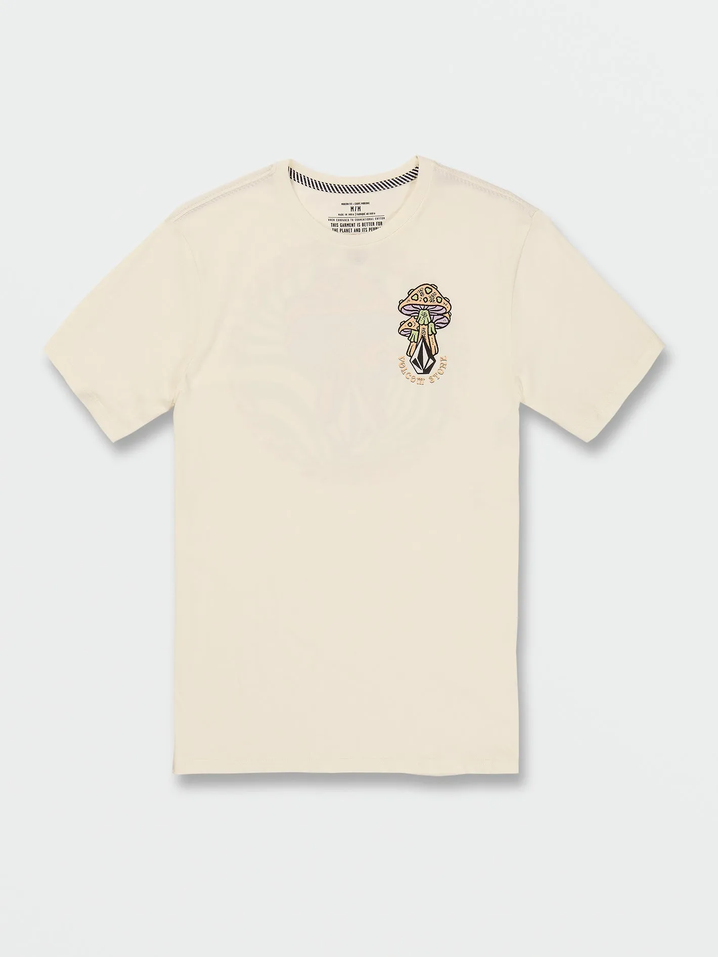 Farm to Yarn Psychike Short Sleeve Tee- Off White sold by Volcom product image thumbnail 5