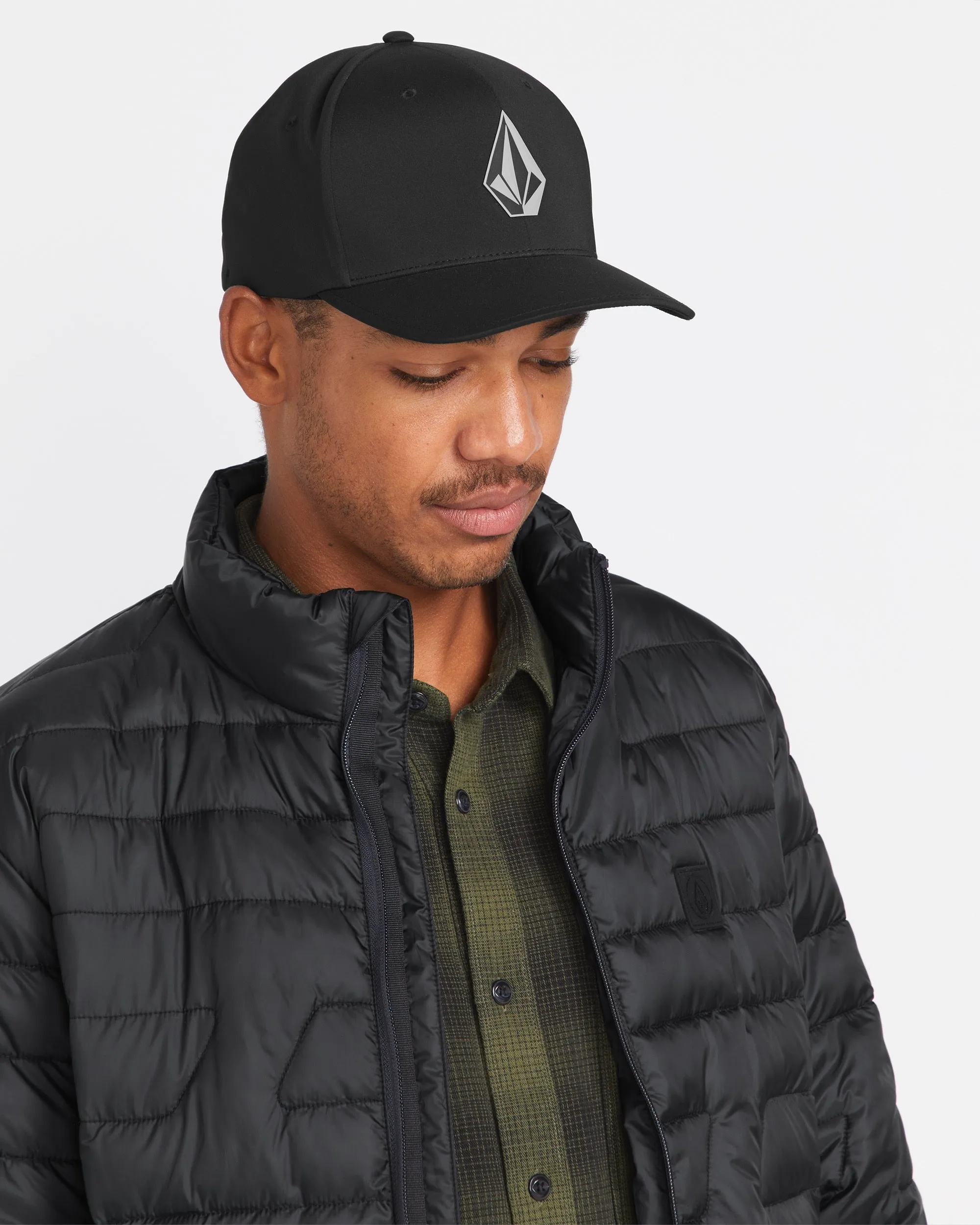 Stone Tech Flexfit Delta Hat - Black sold by Volcom product image thumbnail 3