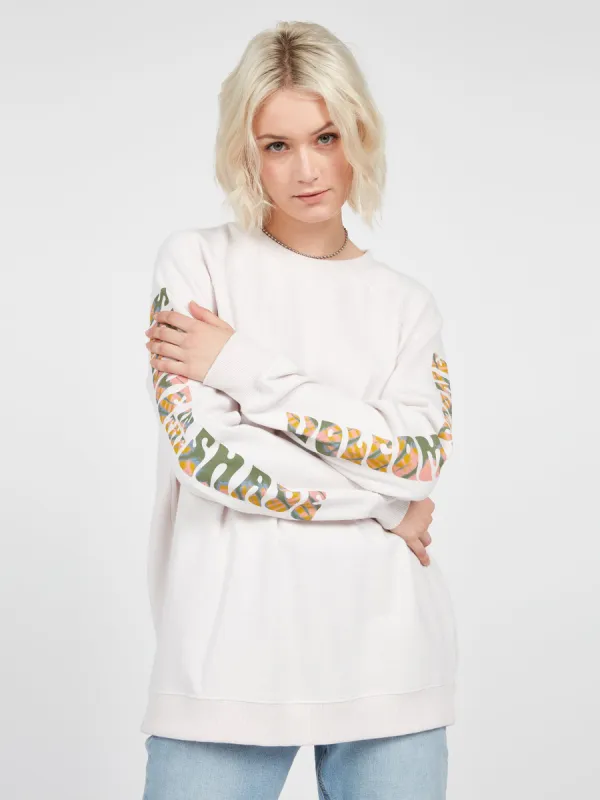 Stone Magic Boyfriend Sweatshirt - Ash sold by Volcom