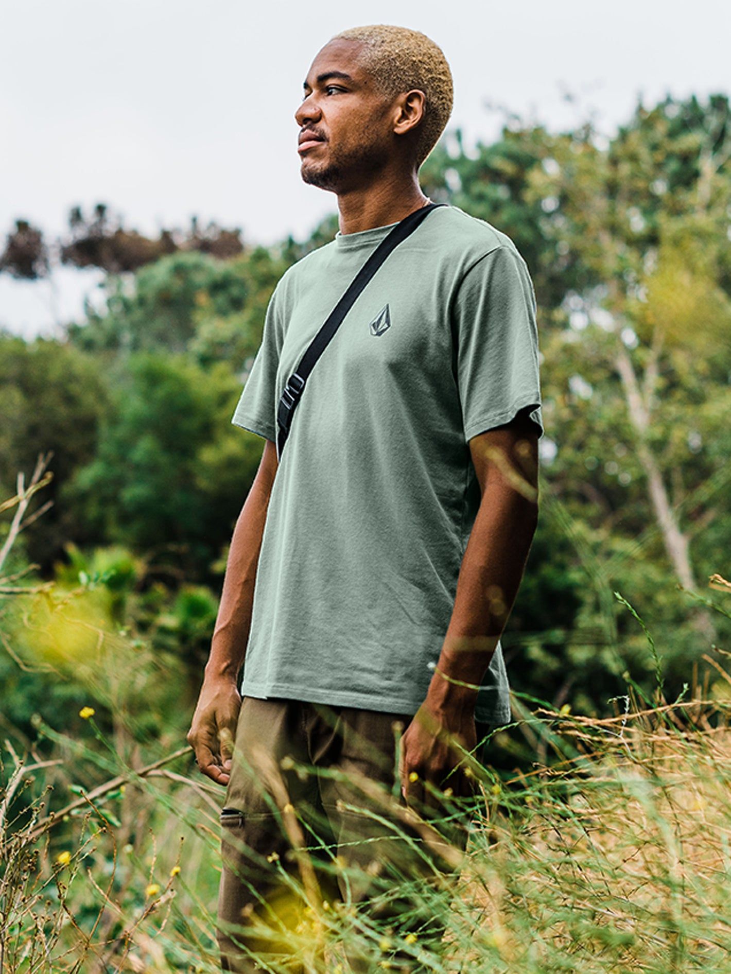 Stone Tech Short Sleeve Tee - Fern sold by Volcom product image thumbnail 2