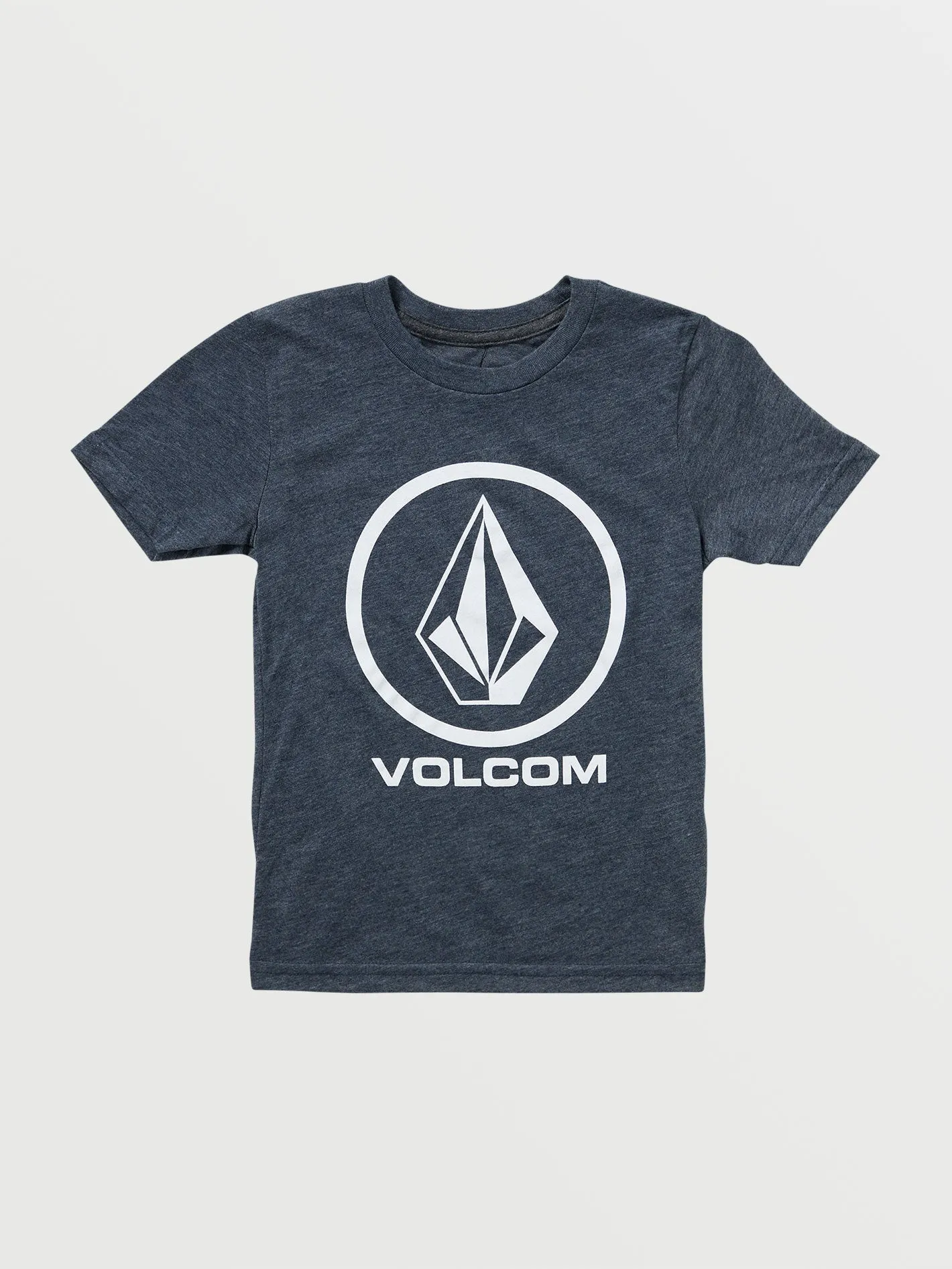 Little Boys Circle Corp Short Sleeve T-Shirt - Navy Heather sold by Volcom