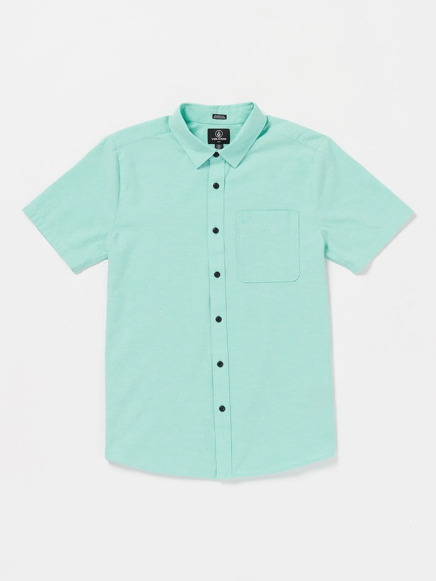 Date Knight Short Sleeve Shirt - Crete Blue sold by Volcom