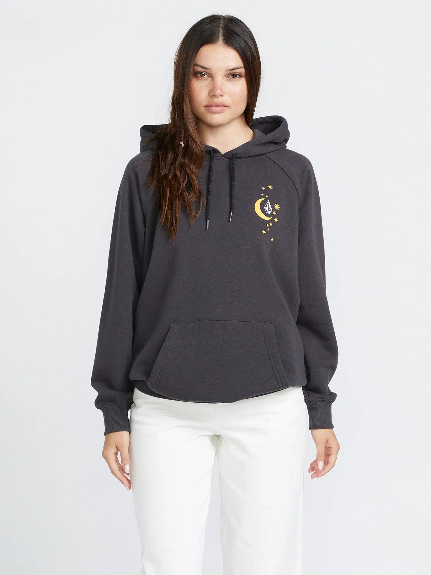 Truly Stoked Boyfriend Hoodie - Vintage Black sold by Volcom