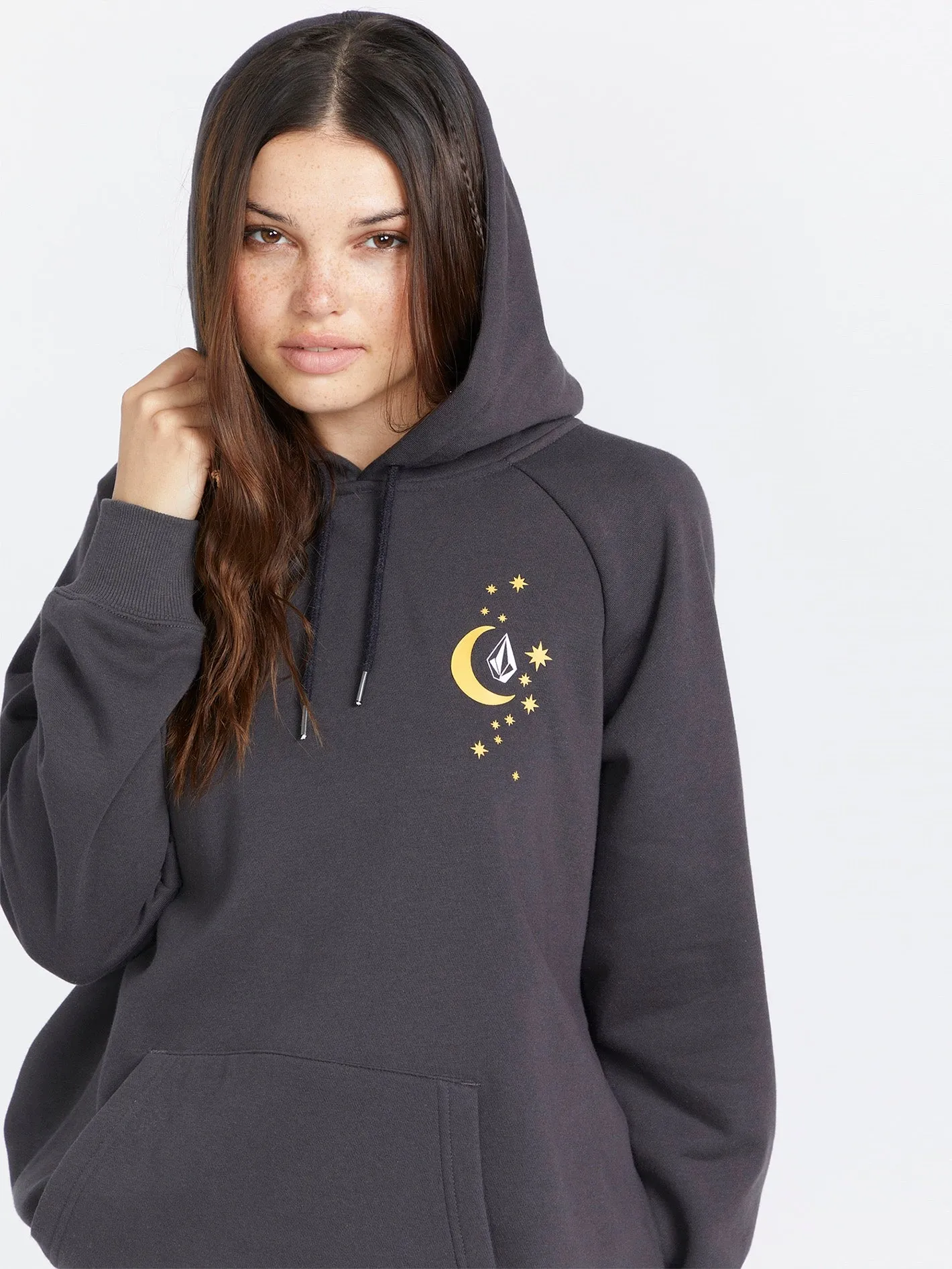 Truly Stoked Boyfriend Hoodie - Vintage Black sold by Volcom product image thumbnail 3