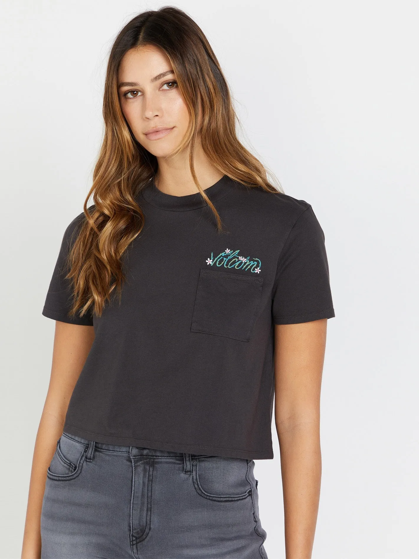 Pocket Dial Tee - Vintage Black sold by Volcom product image thumbnail 3